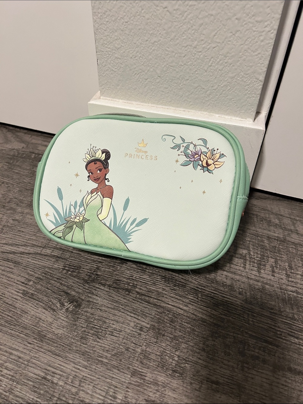 Light Green Princess Tiana Kids Accessory Pouch